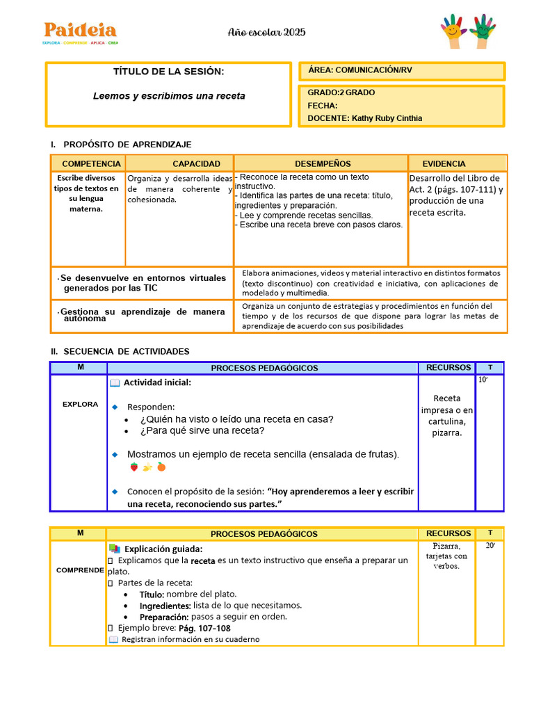 Com Sesion 1 | PDF | Aprendizaje | Ciencia cognitiva