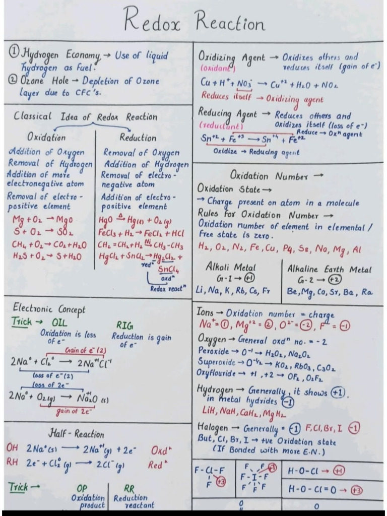 Redox (At A Glance) | PDF