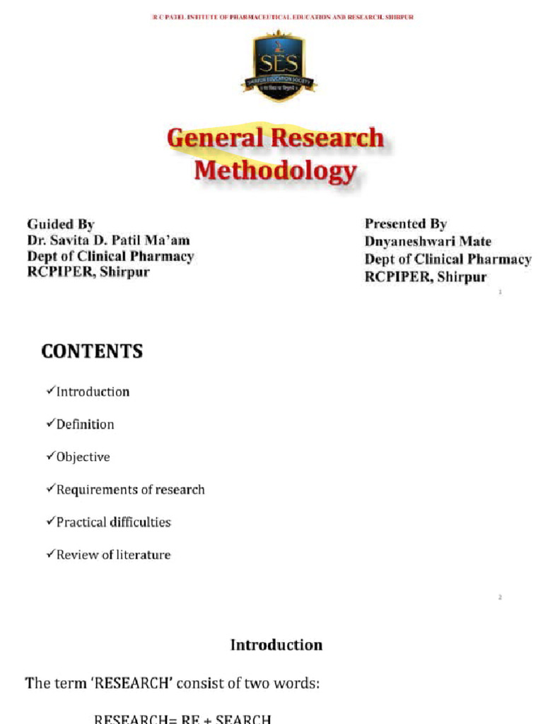 Research Methodology Ss 251102 002150 | PDF