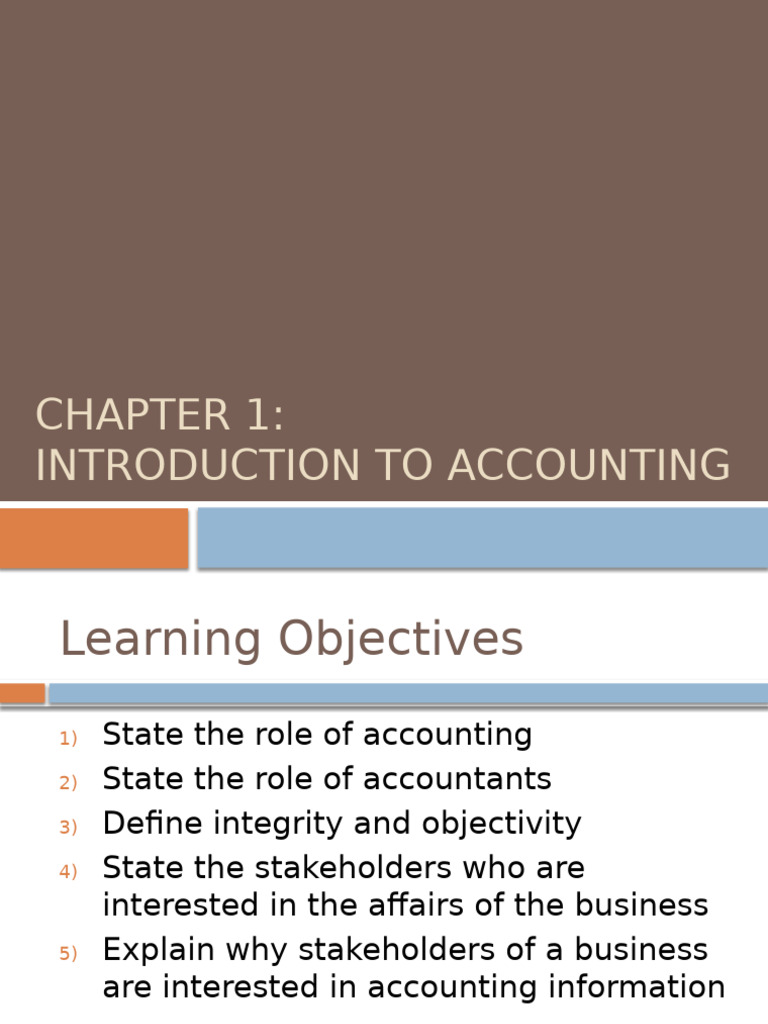 Introduction to Accounting Basics | PDF | Credit | Finance & Money ...