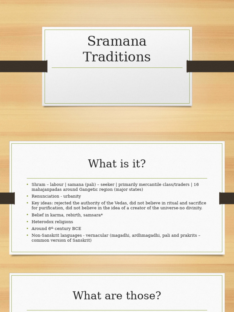 Sramana Traditions | PDF | Indian Philosophy | Indian Religions
