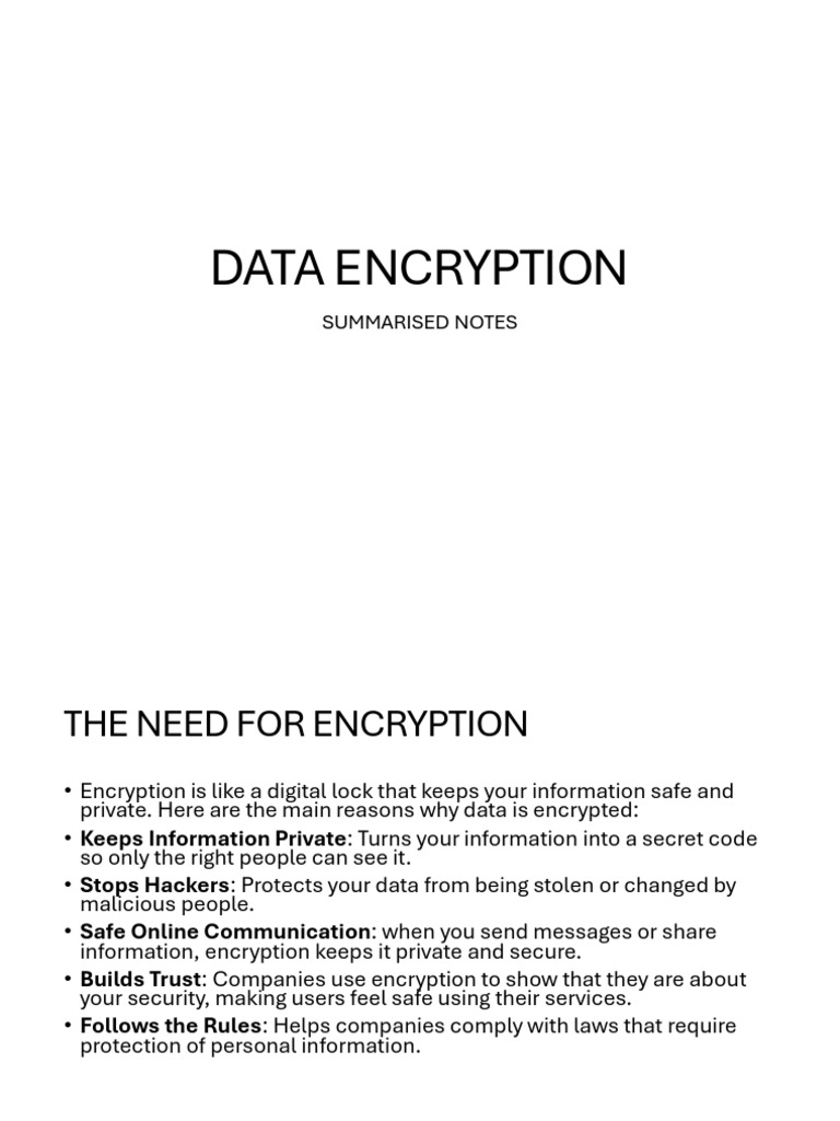 Encryption Made Easy PDF