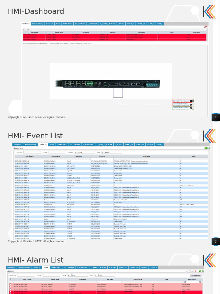 HMI Sample Screenshots | PDF
