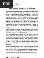 Percurso Pessoal e Social