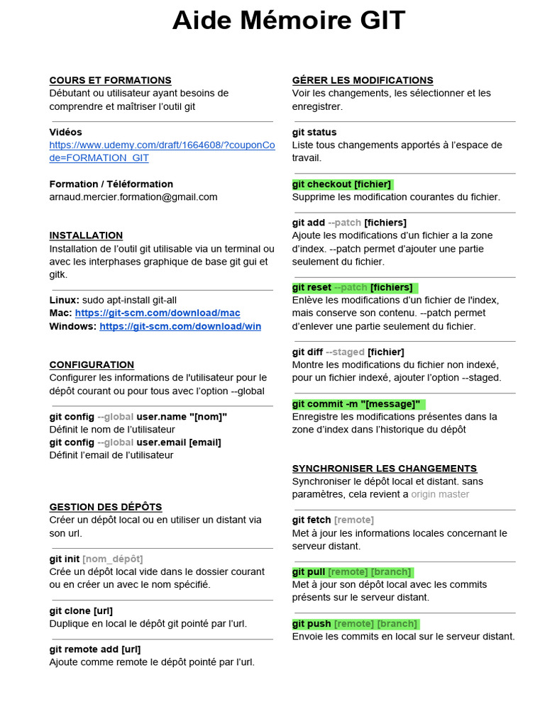 Guide Pratique de GIT pour Débutants | PDF | Fichier informatique ...