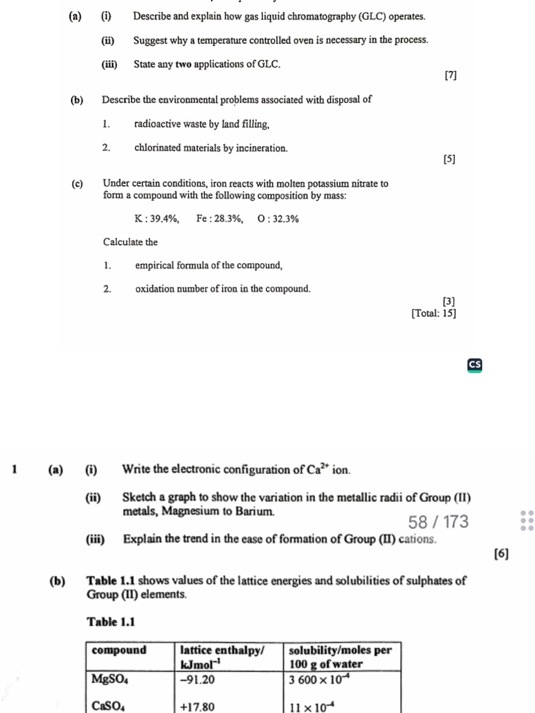 Chem 1 | PDF