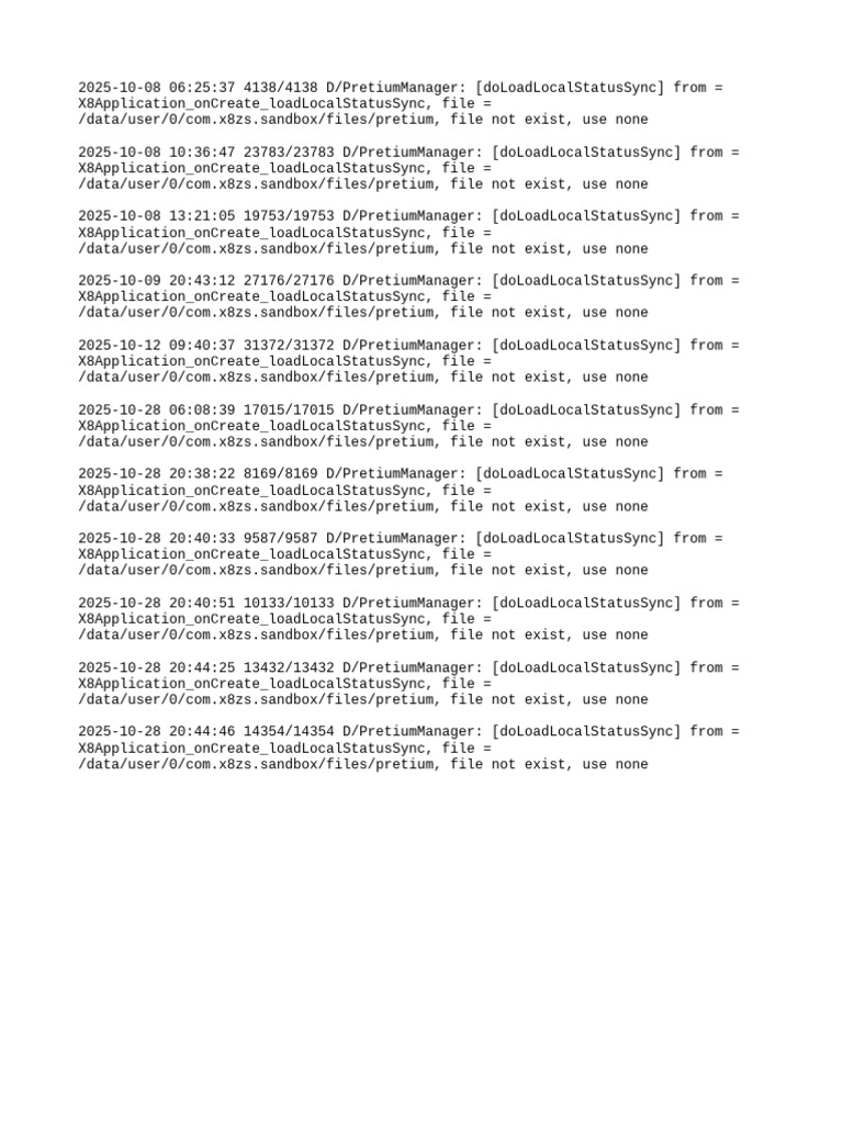 Com x8zs Sandbox Log | PDF