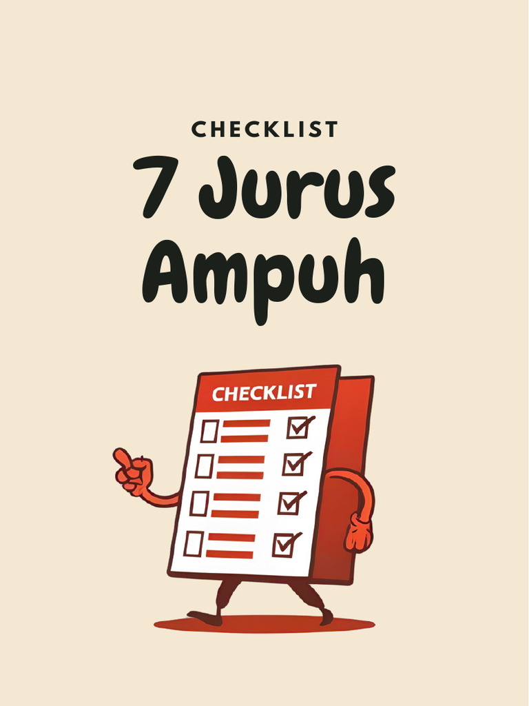 Cover Depan Checklist | PDF