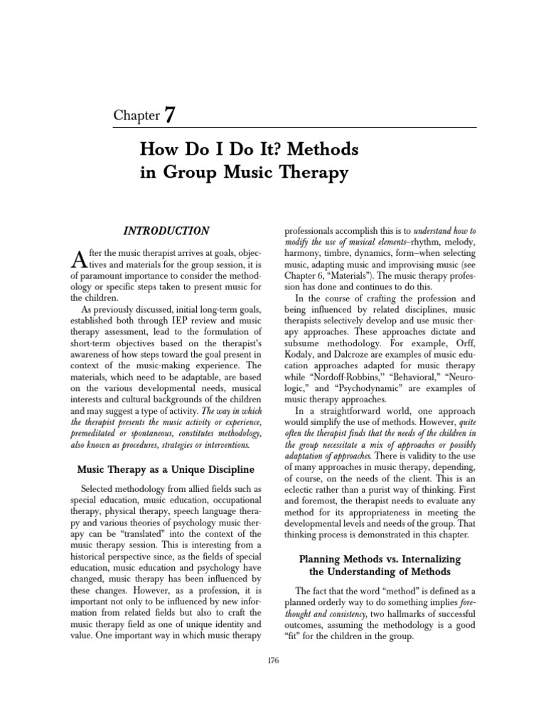 Holophrase in Music Therapy Methods | PDF | Psychotherapy | Mental Disorder
