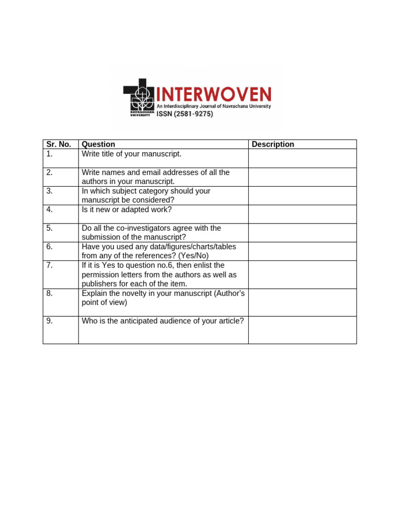 Author Declaration Form | PDF