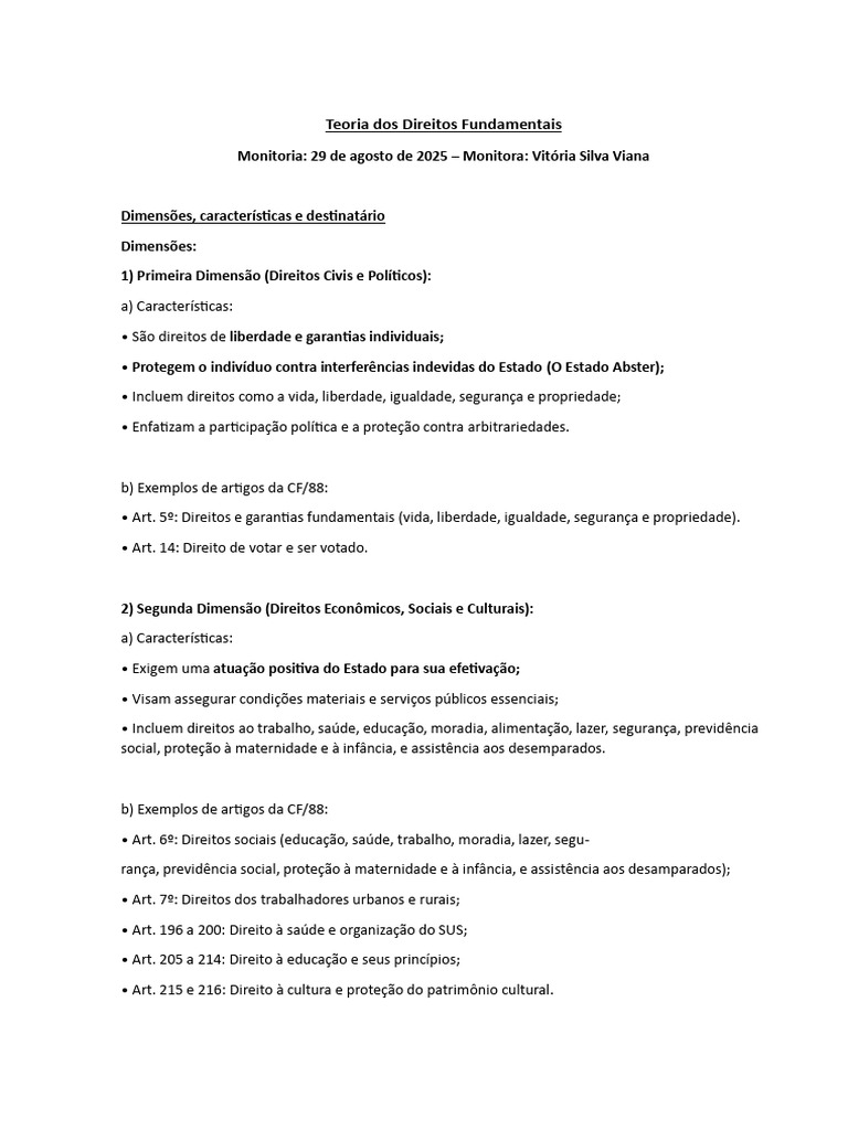 Teoria Dos Direitos Fundamentais | PDF | Constituição | Estado