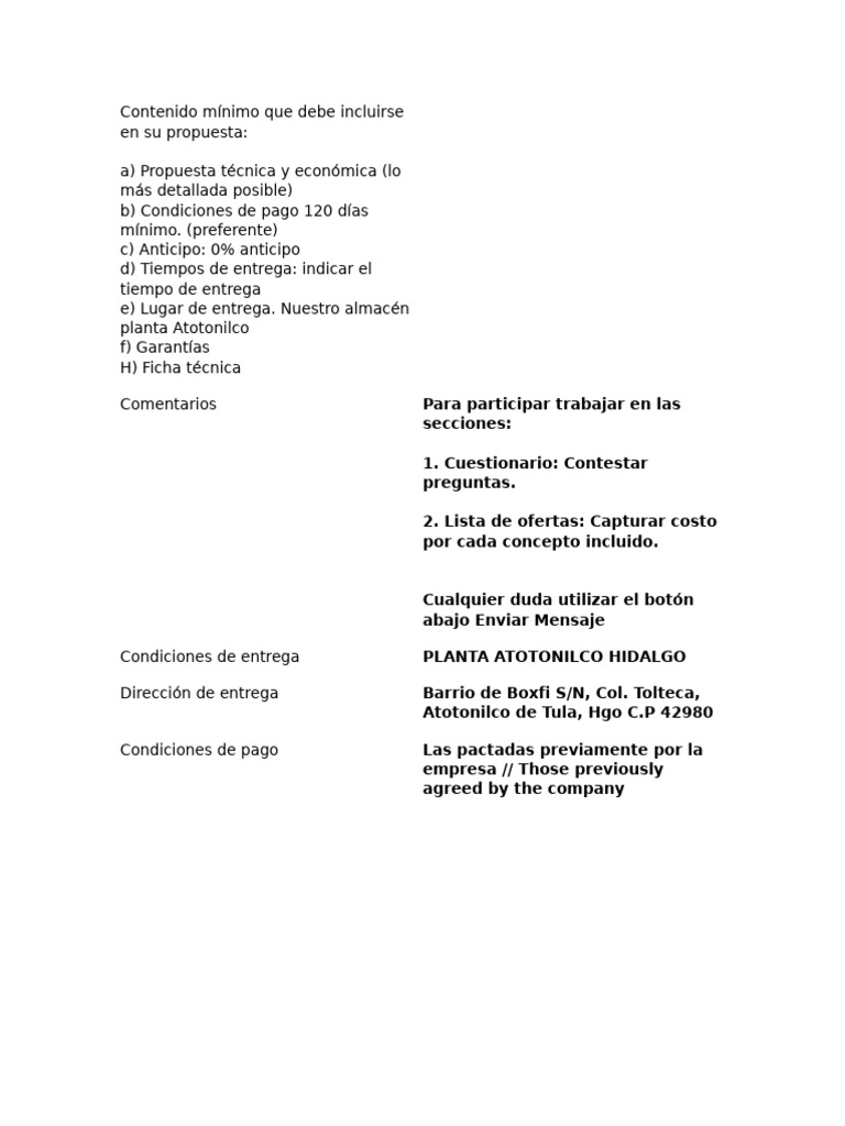 Condiciones Generales Suministros | PDF