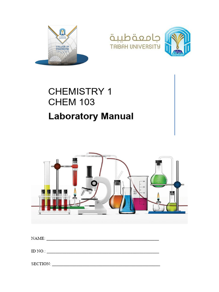 Chemistry 1 Laboratory Manual Guide | PDF | Ion | Chemical Compounds