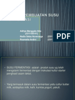 Proses Pembuatan Susu Fermentasi