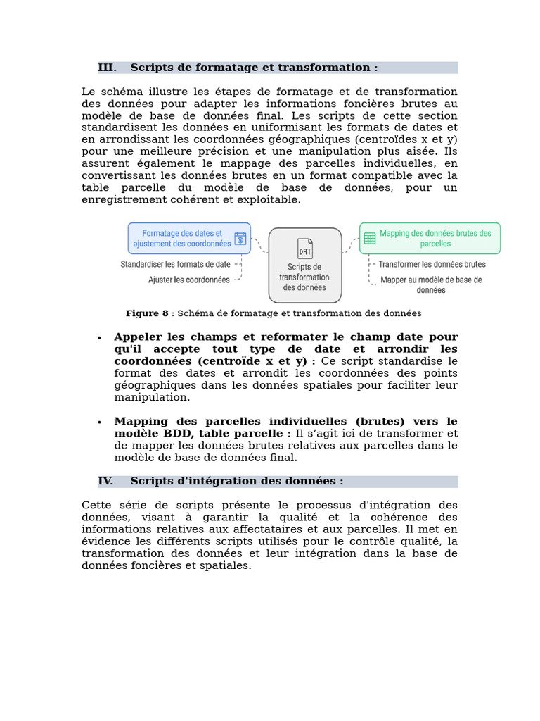 Scripts de formatage et intégration des données | PDF | Bases de ...