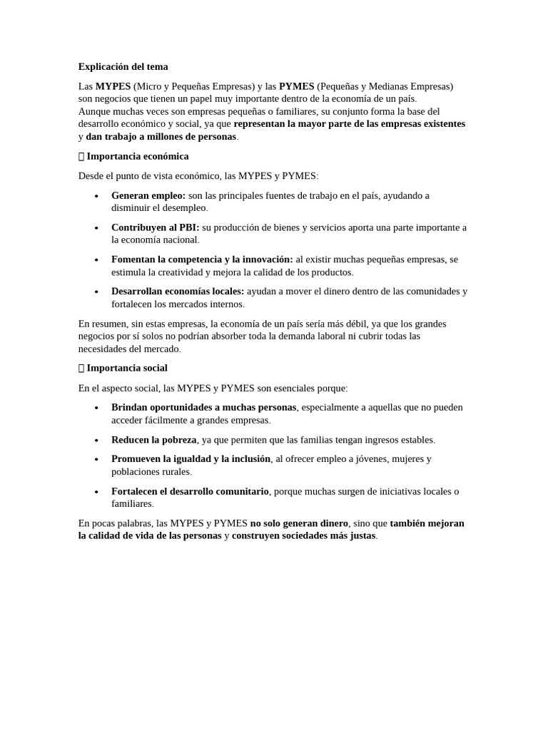 Explicación Del Tema | PDF