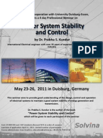 Power System Stability and Control: May 23-26, 2011 in Duisburg, Germany