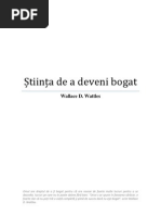 Stiinta de a Deveni Bogat Wallace D Wattles