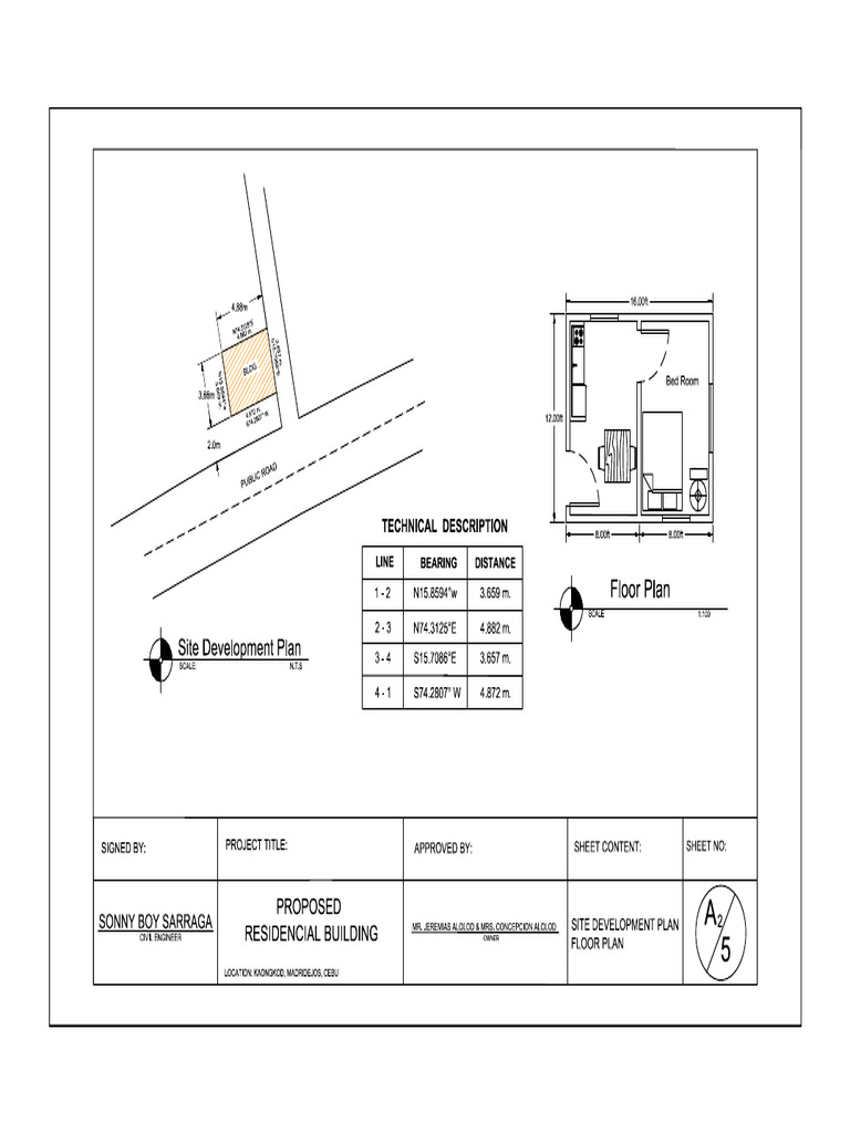 Site Development Plan | PDF