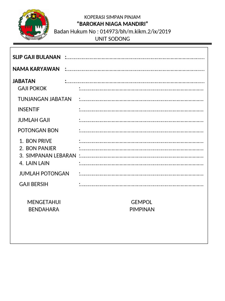 Koperasi Simpan Pinjam | PDF