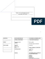 Fişă Cu Date Personale An Şcolar 2007/2008