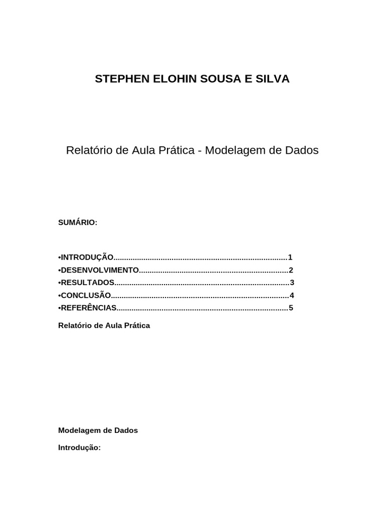 Analise e Modelagem de Dados | PDF | Bancos de dados | Base de dados ...