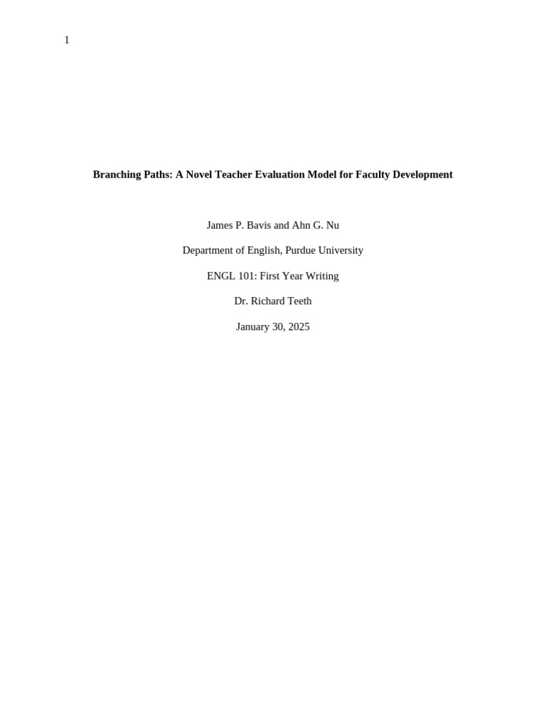 Teacher Evaluation for Faculty Development | PDF | Teachers | Meta Analysis