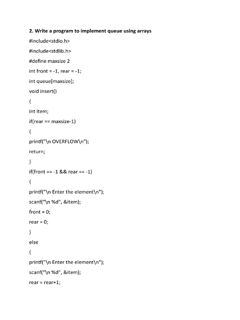 Queues PartB | PDF