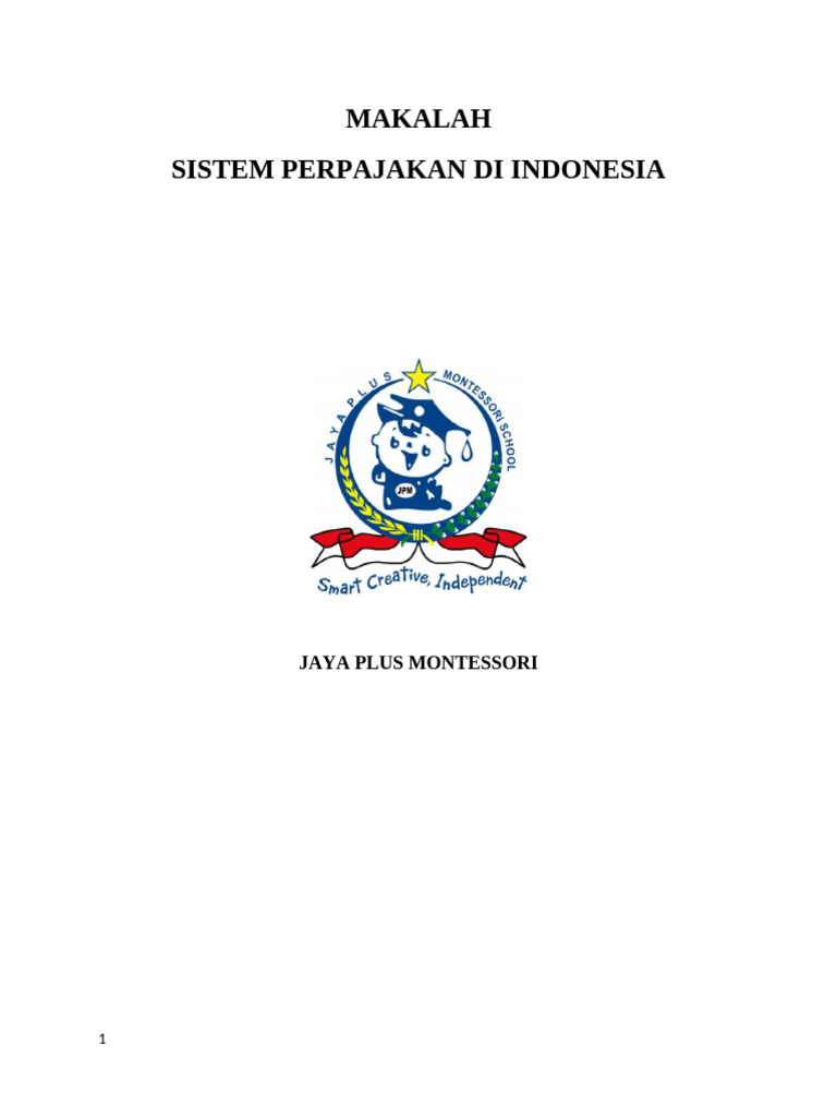 Sistem Perpajakan di Indonesia | PDF