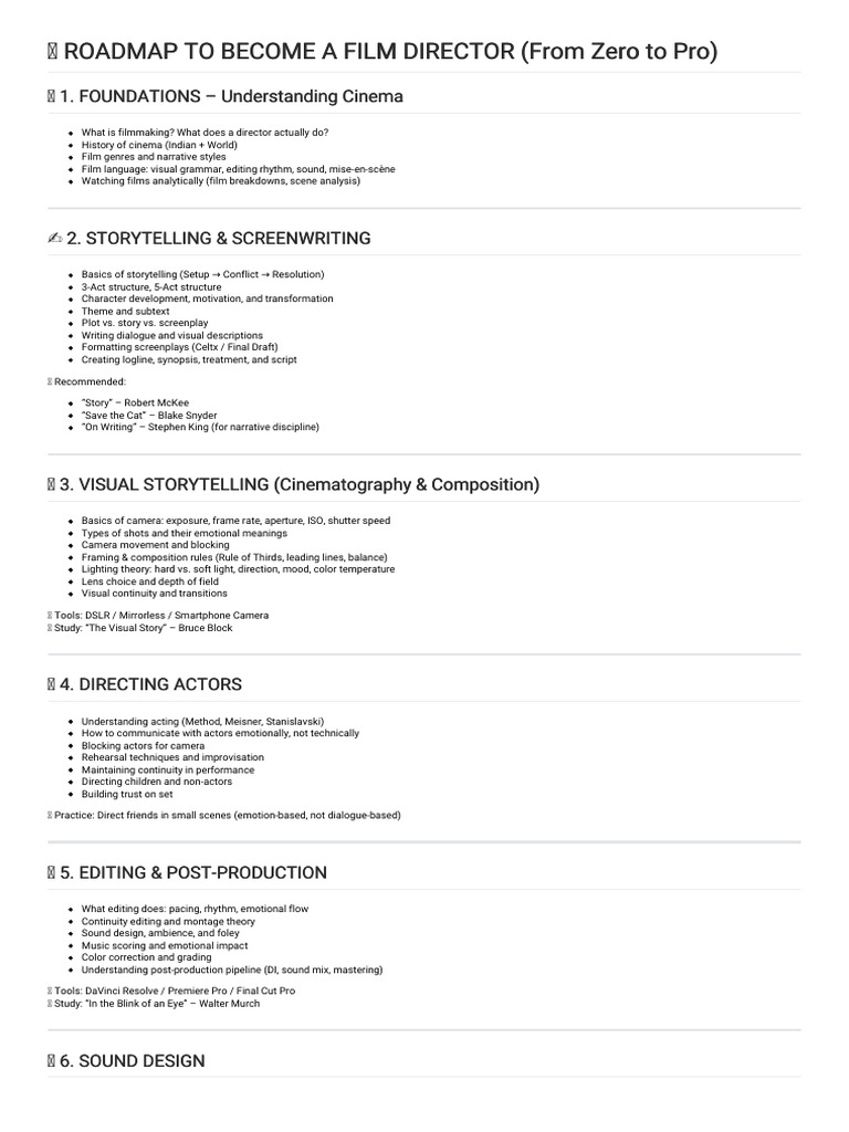 Film Director's Complete Guide | PDF | Cinematography | Camera