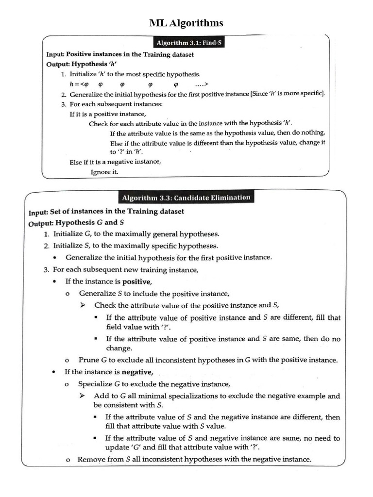ML Algorithms | PDF