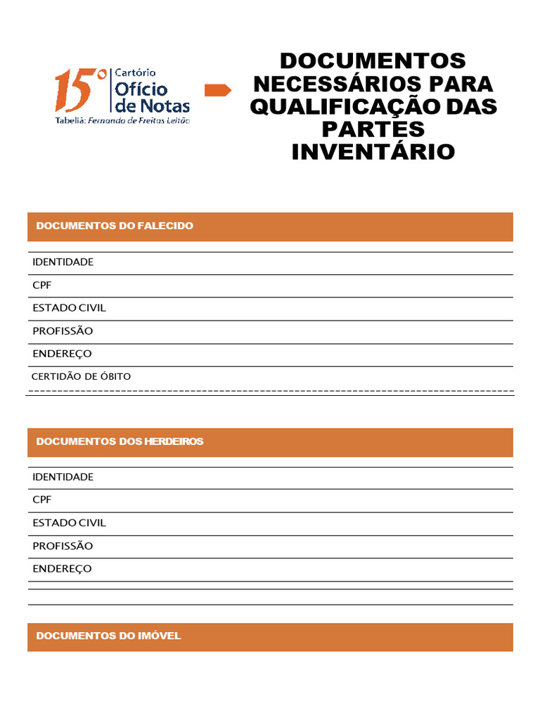 Checklist - Inventário (1) | PDF
