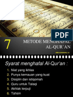 Menghafal Al Quran