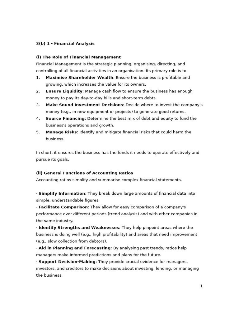 3b.1.financial Management | PDF | Revenue | Investing