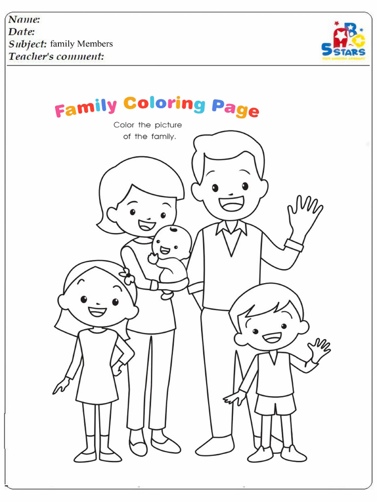 Color the Family | PDF