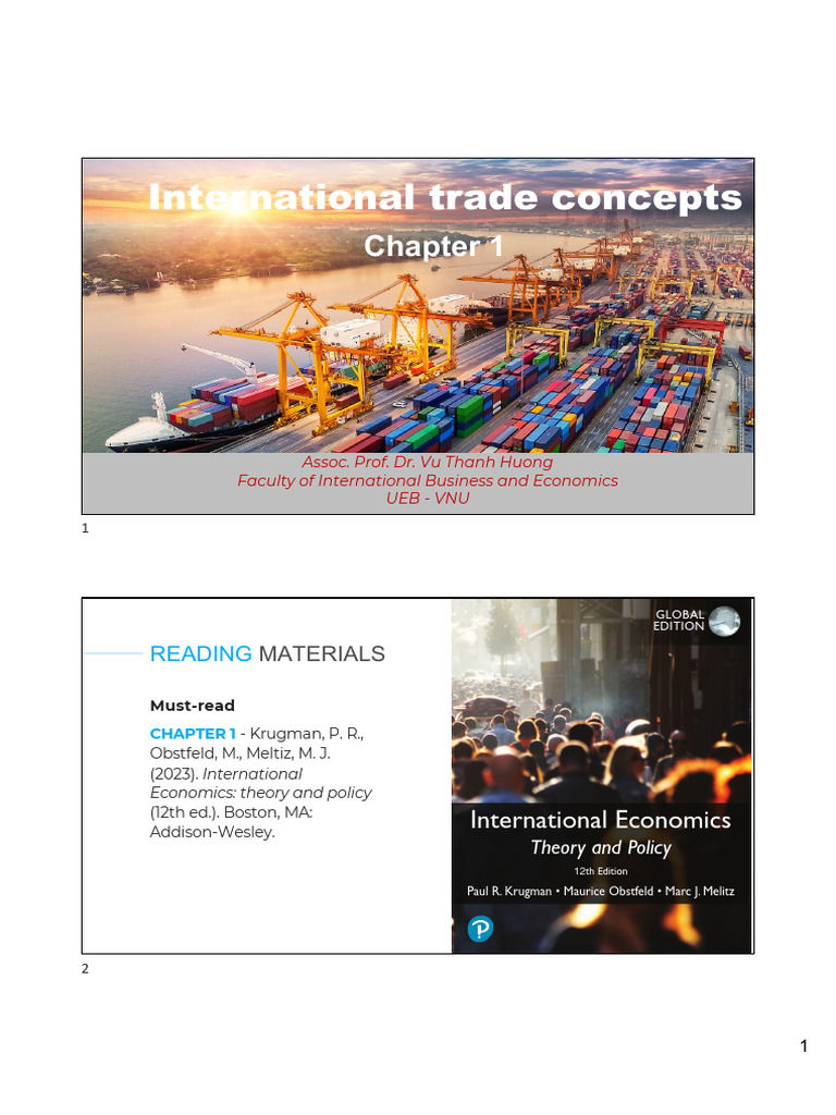 Chapter 1 - 2025 | PDF | Exports | Commercial Policy
