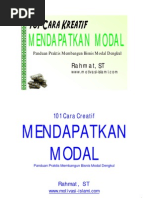 Download 101 Cara Kreatif Mendapatkan Modal by Bukan Perpustakaan SN94173802 doc pdf