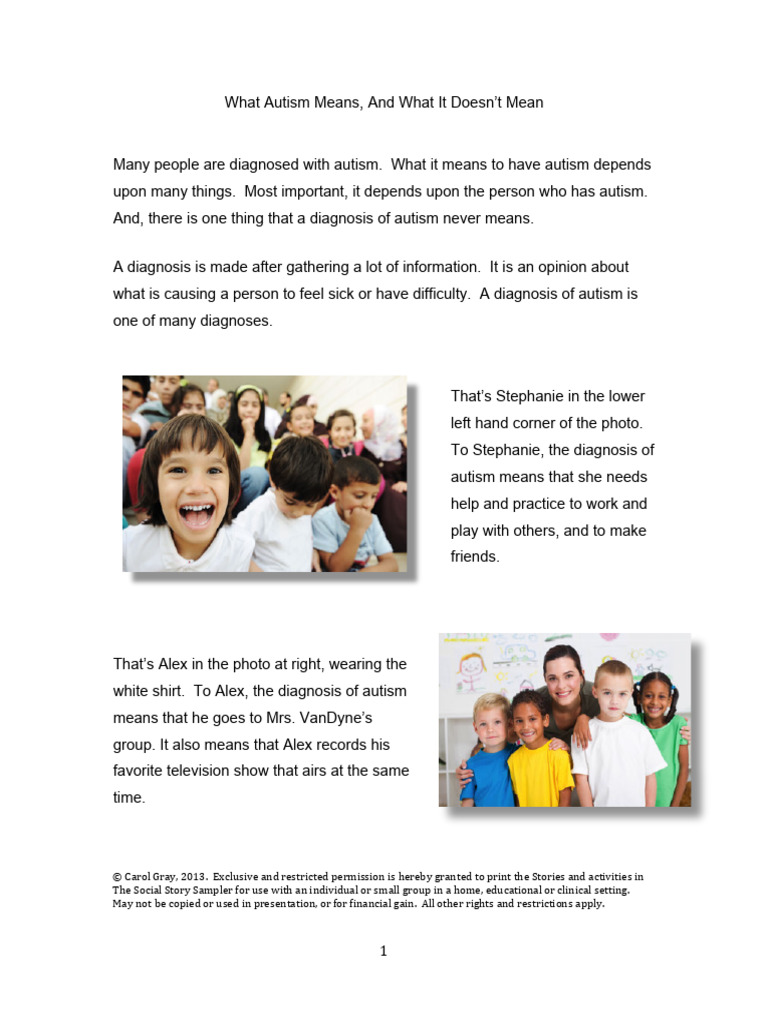 Understanding Autism: Myths and Realities | PDF | Autism | Child ...
