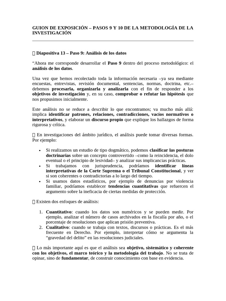 Guion de Exposición | PDF | Justicia | Crimen y violencia