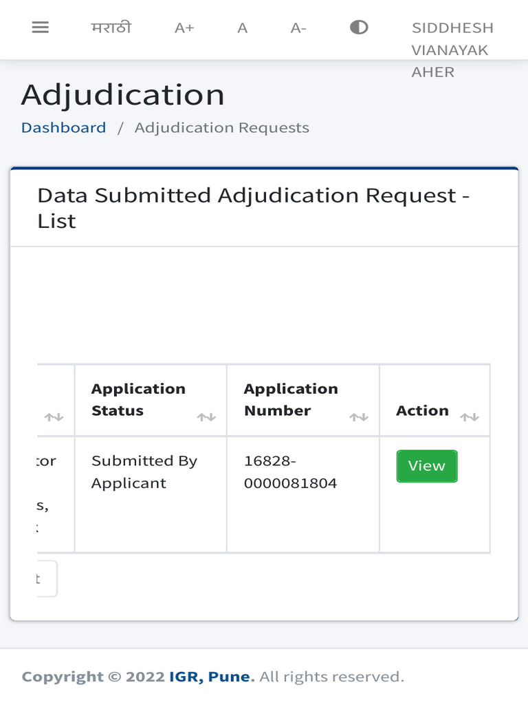 Adjudication Application | PDF