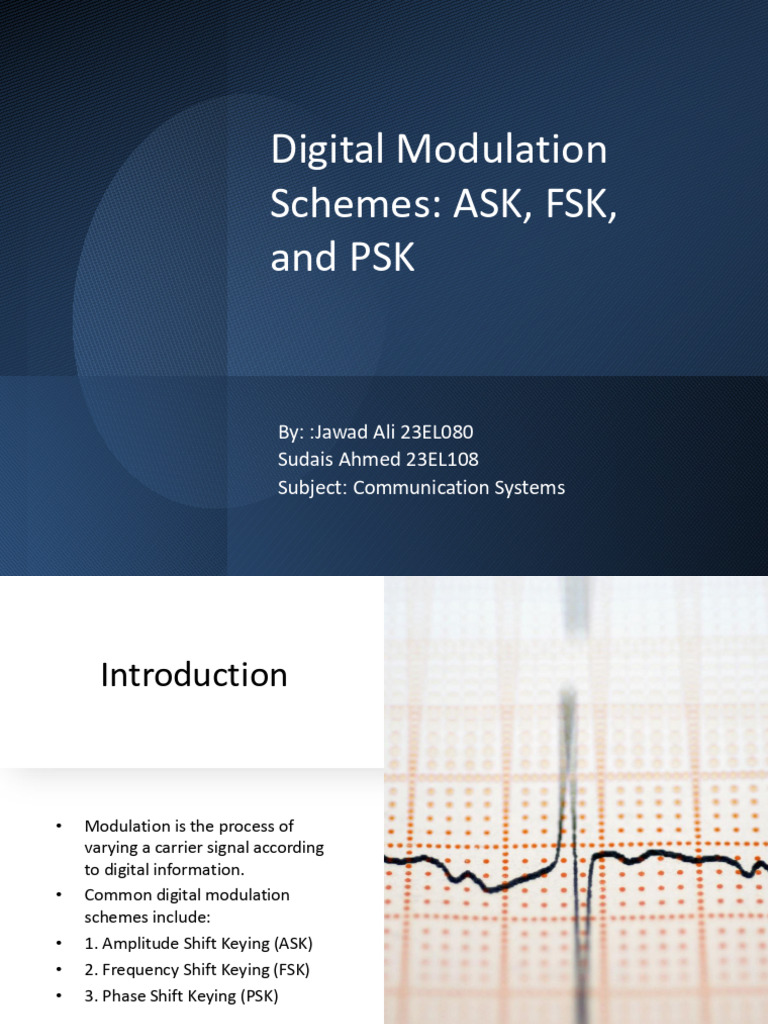 Digital Modulation Techniques: ASK, FSK, PSK | PDF