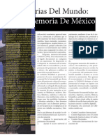 Memorias Del Mundo Memoria De México.