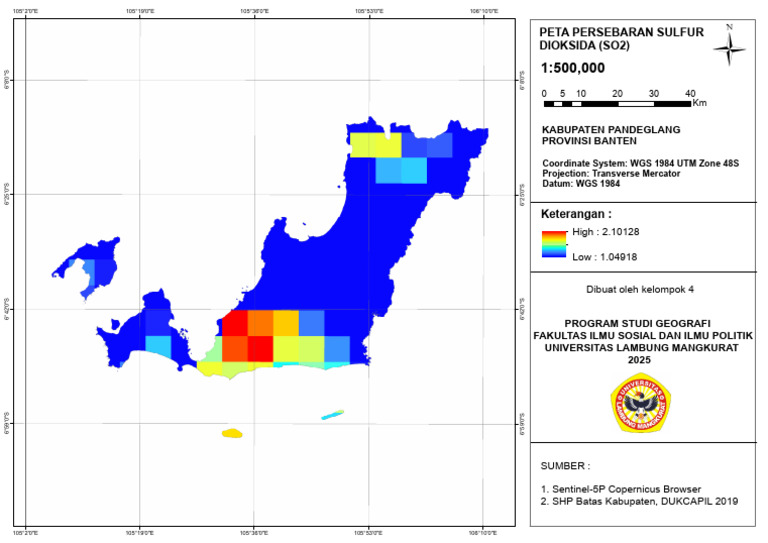 Peta Persebaran So2 Kabupaten Pandeglang Pdf