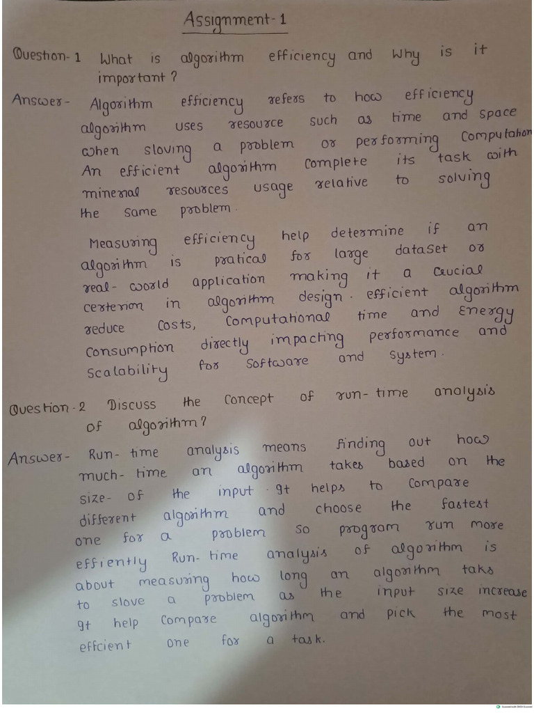 Hitesh Kumar Daa Assignment | PDF