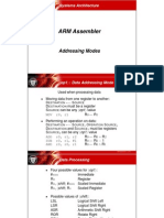 ARM Assembler: Addressing Modes