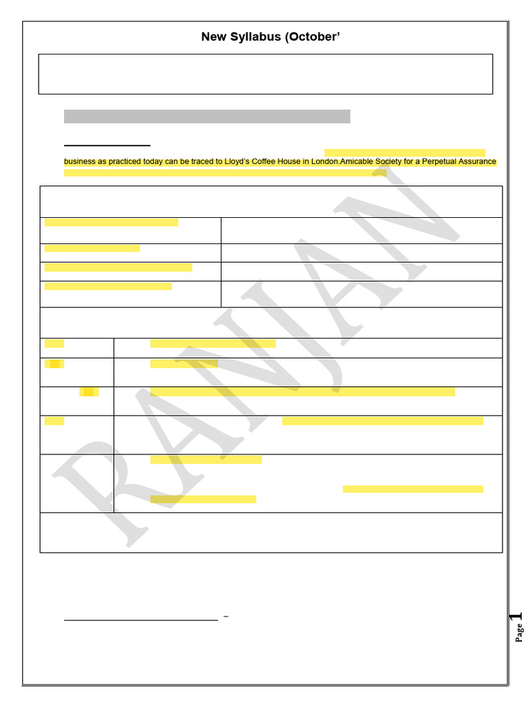 IC 38 Summery | PDF | Insurance | Life Insurance