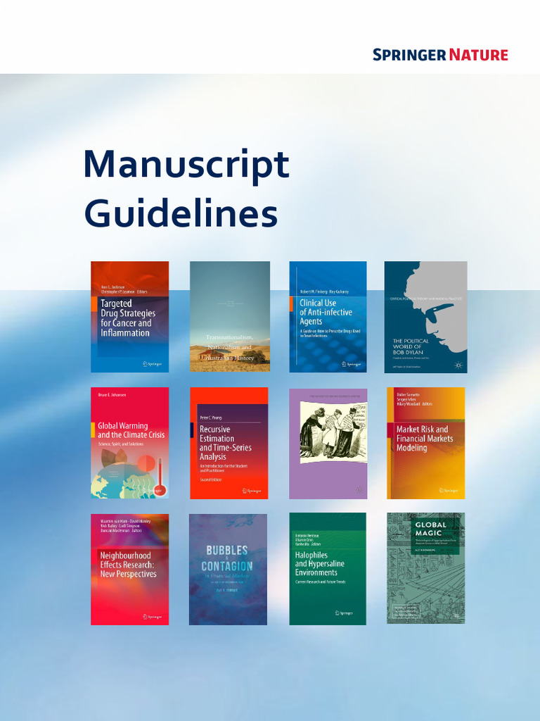 Manuscript Guidelines for Authors 2024 | PDF | Citation | Books