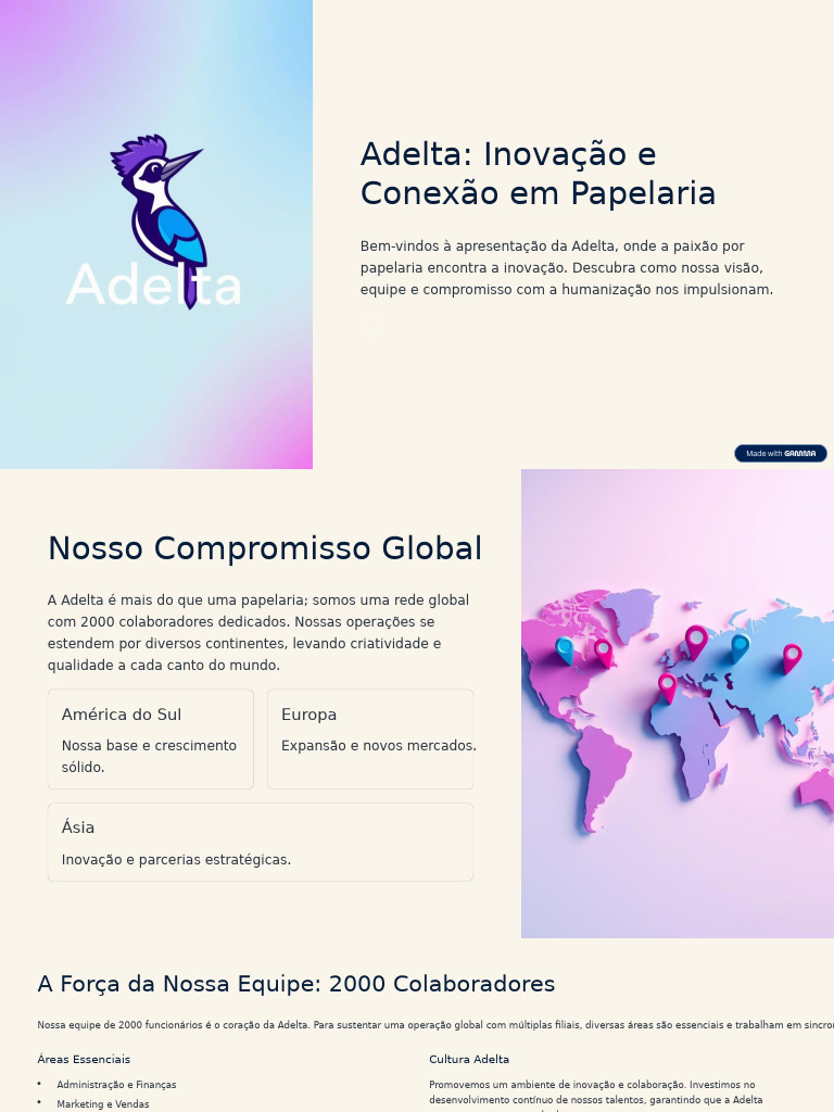 Adelta Inovacao e Conexao em Papelaria | PDF | Inovação | Liderança