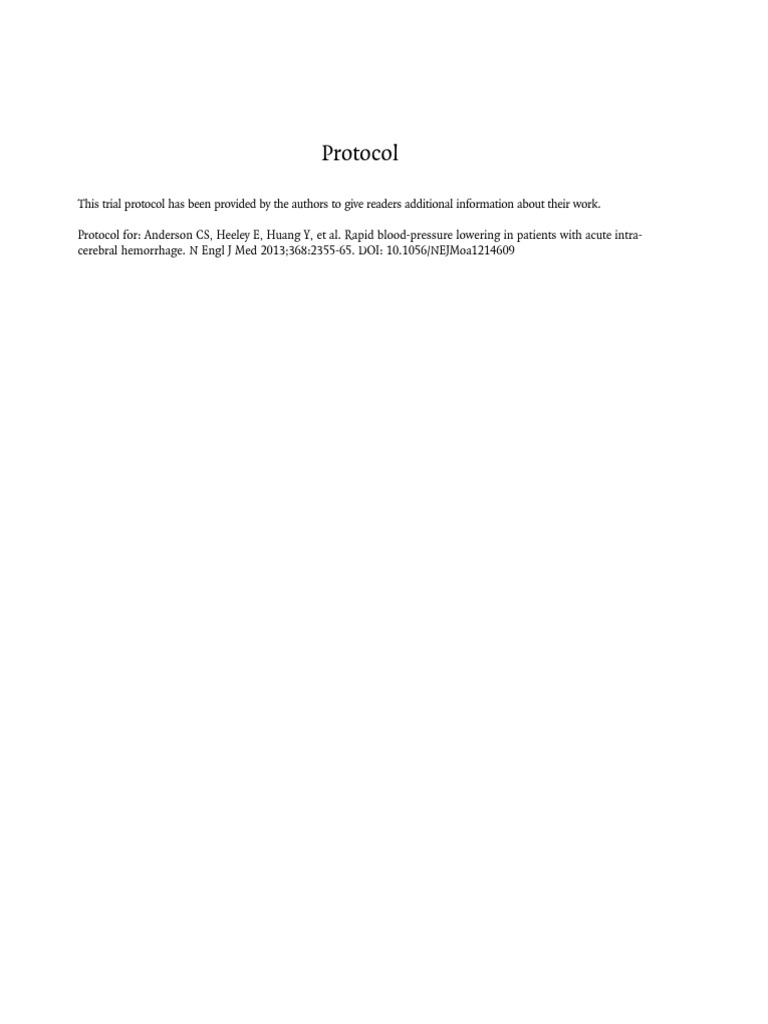 Interact | PDF | Stroke | Clinical Trial