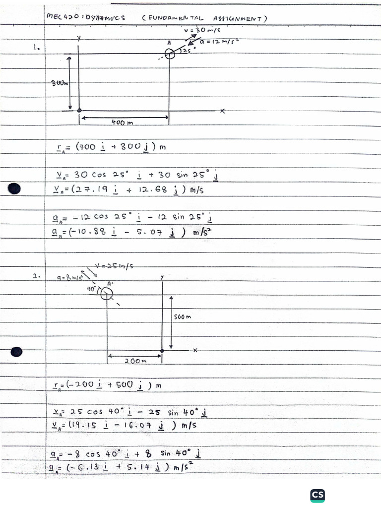 Mec420 Quiz 1 | PDF